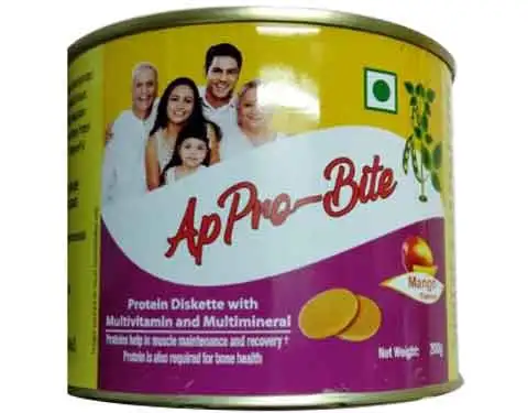 Image of Awadh Pharma's Protein Diskette with Multivitamin and Multimineral, a nutritional supplement for enhanced health and wellness.
